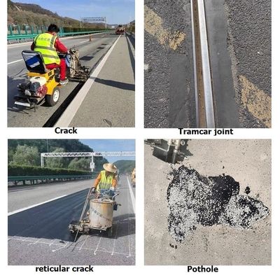 Preconfezione di asfalto modificato per le strade di fusione per l'abbiancamento dei ponti
