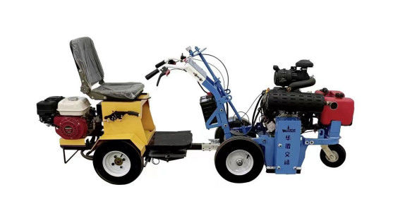 Attrezzatura per la rimozione della segnaletica stradale mediante fresatura PCD