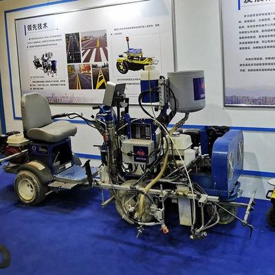 Linea stradale termoplastica due componenti macchina di marcatura stradale azionamento idrostatico