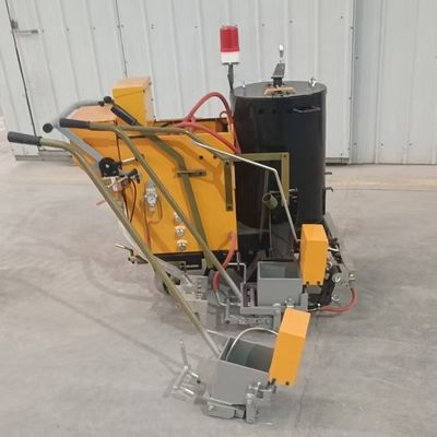 Macchina di marcatura stradale termoplastica a spinta a batteria per linee convesse