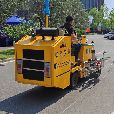 Capacità del serbatoio di vernice 400 kg Passeggeri alla guida Camionetti di marcatura stradale termoplastici per la costruzione stradale