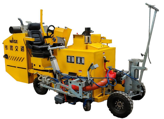 Modalità di guida automatica Camionetto di marcatura stradale termoplastico per passeggeri di medie dimensioni 4KM/h Velocità di marcatura per la marcatura