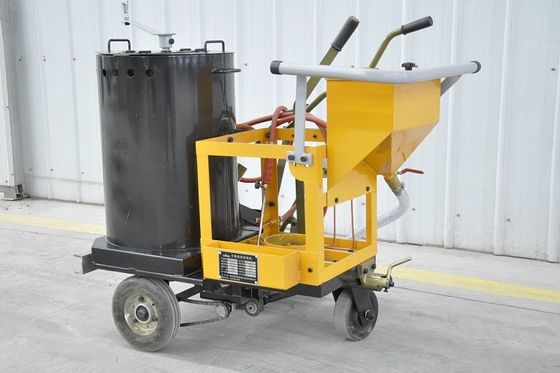 Macchina di marcatura stradale termoplastica a spinta umana - Serbatoio da 120 kg