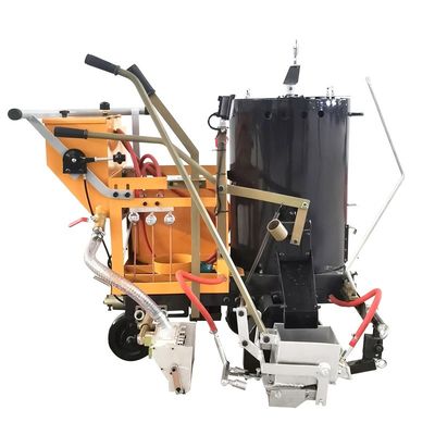 Sistema di azionamento idraulico o elettrico con spinta umana Macchina di marcatura stradale termoplastica - Serbatoio da 120 kg