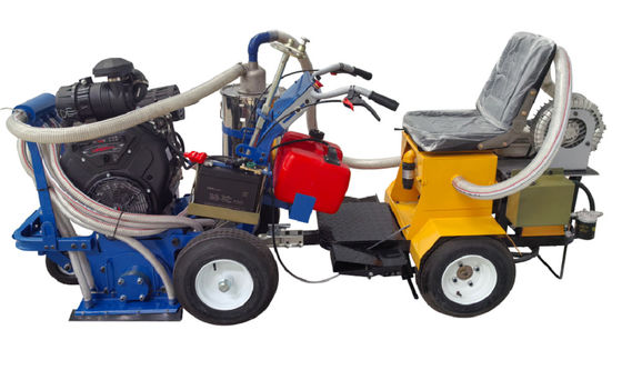 Macchina di rimozione del marchio stradale con testa di rimozione e aspirazione PCD
