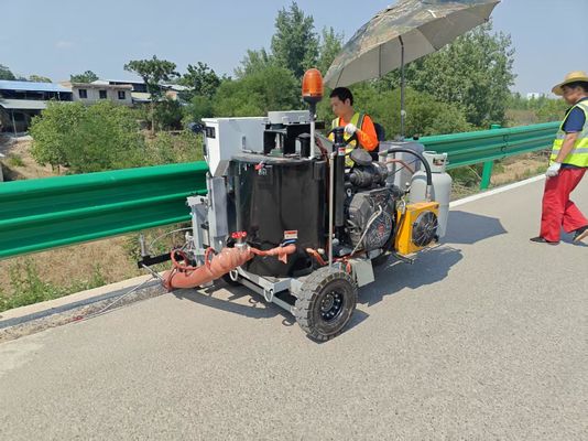 Mini Driving Termoplastic Road Line Marking Tricycle Extrusion Versione