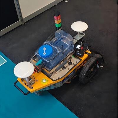 Robot/macchina di premarcatura della linea stradale - Mostra sul traffico interurbano Amsterdam 2026- posizione GPS