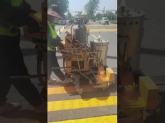 macchine di marcatura a strisce convesse termoplastiche per linee stradali